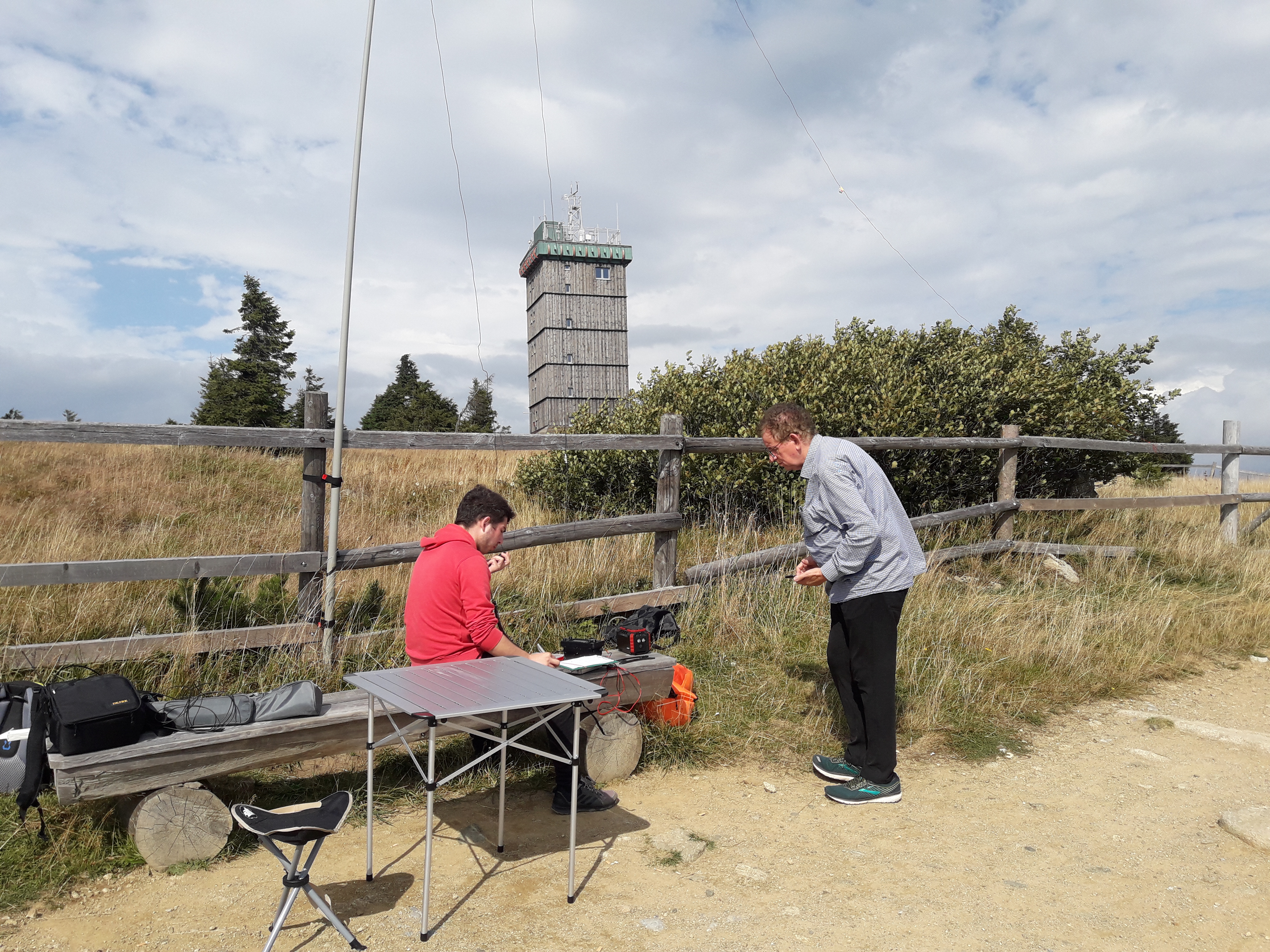 DK5RK und DK5MER, Brocken, 2021, ©DL6MOG